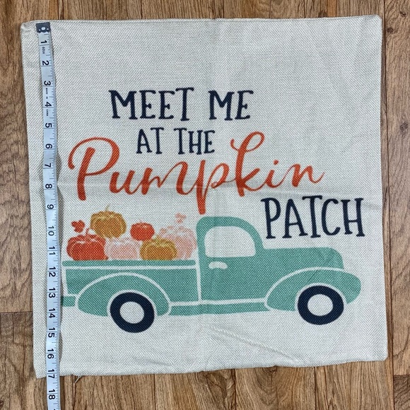 Meet Me at the Pumpkin Patch Pillow Cover - Picture 6 of 6